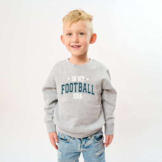 In My Football Era - Green | Toddler Graphic Sweatshirt