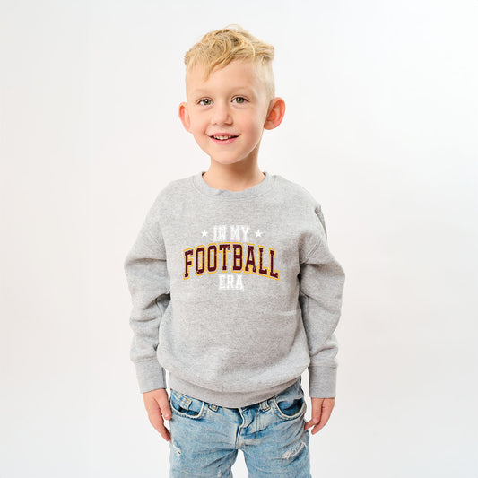 In My Football Era - Maroon | Youth Ultra-Soft Graphic Sweatshirt