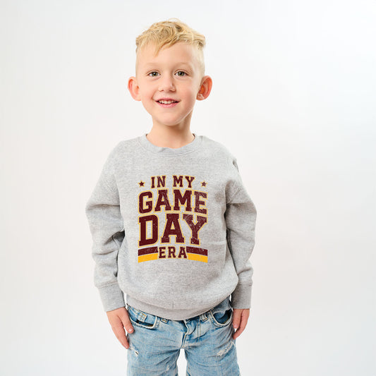 In My Game Day Era - Maroon | Youth Ultra-Soft Graphic Sweatshirt