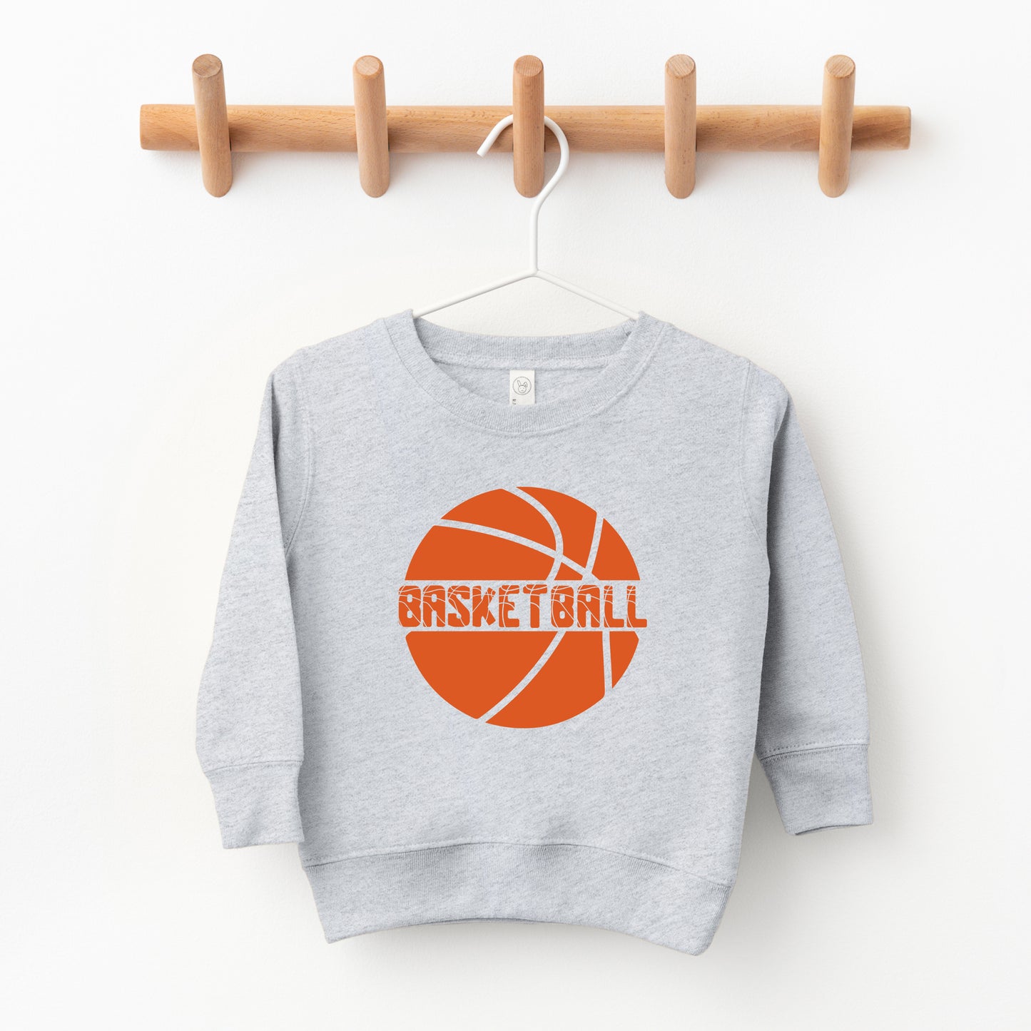 Basketball With Ball | Toddler Graphic Sweatshirt