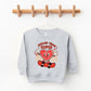 Cooler Than Cupid Skater | Toddler Graphic Sweatshirt