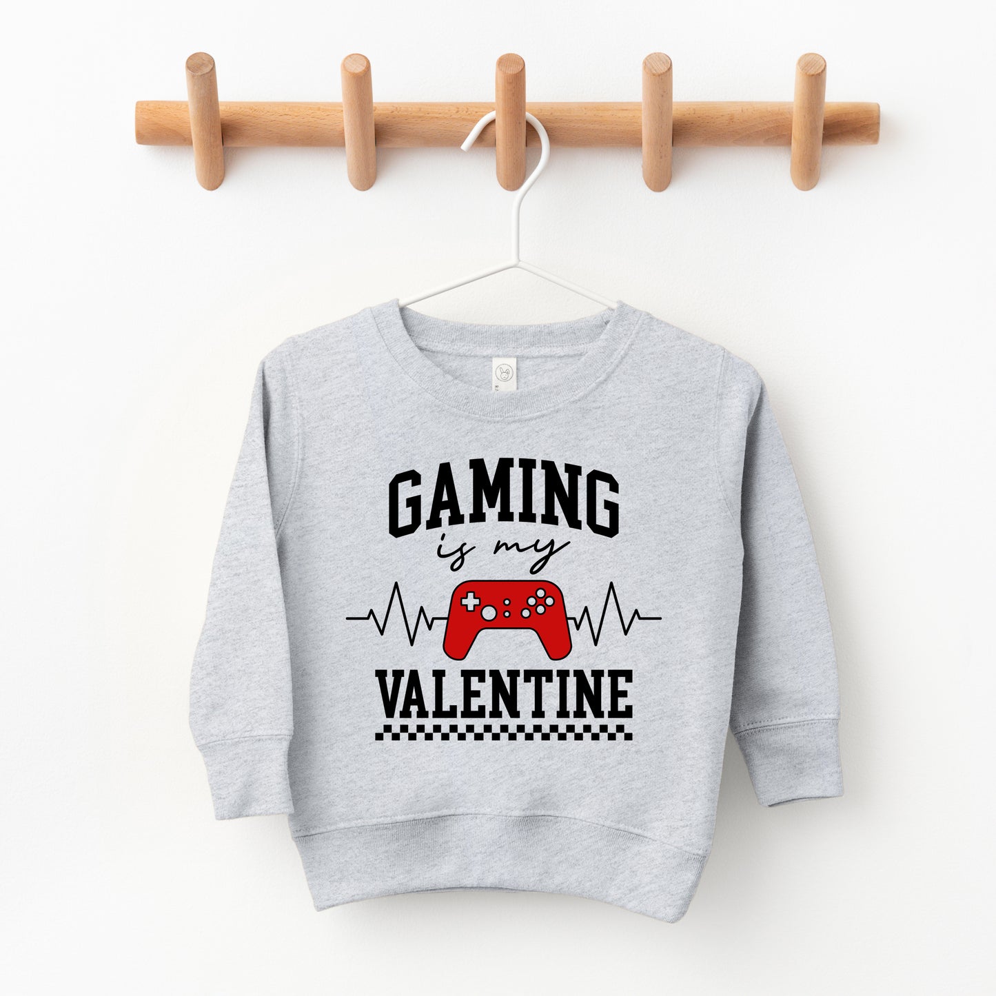 Gaming Is My Valentine | Toddler Graphic Sweatshirt