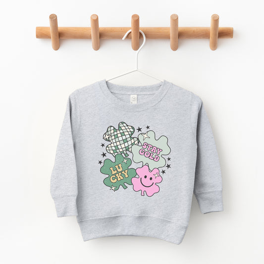 Stay Gold Lucky Shamrocks | Toddler Sweatshirt