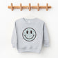 Checker Board Smiley Face | Toddler Graphic Sweatshirt