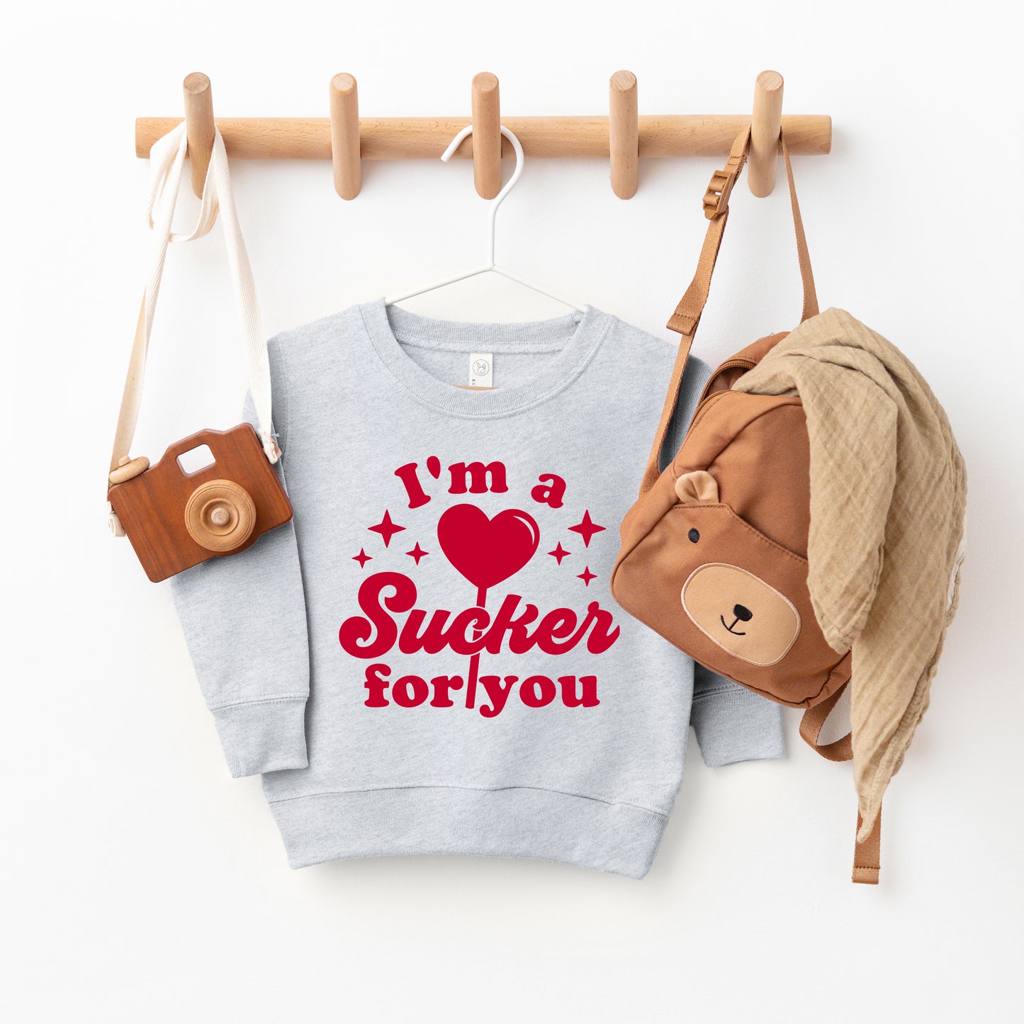 Sucker For You | Toddler Graphic Sweatshirt