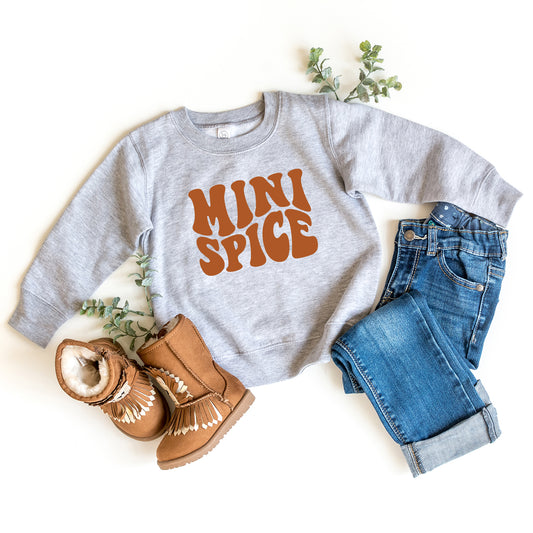 Mini Spice Wavy | Toddler Graphic Sweatshirt