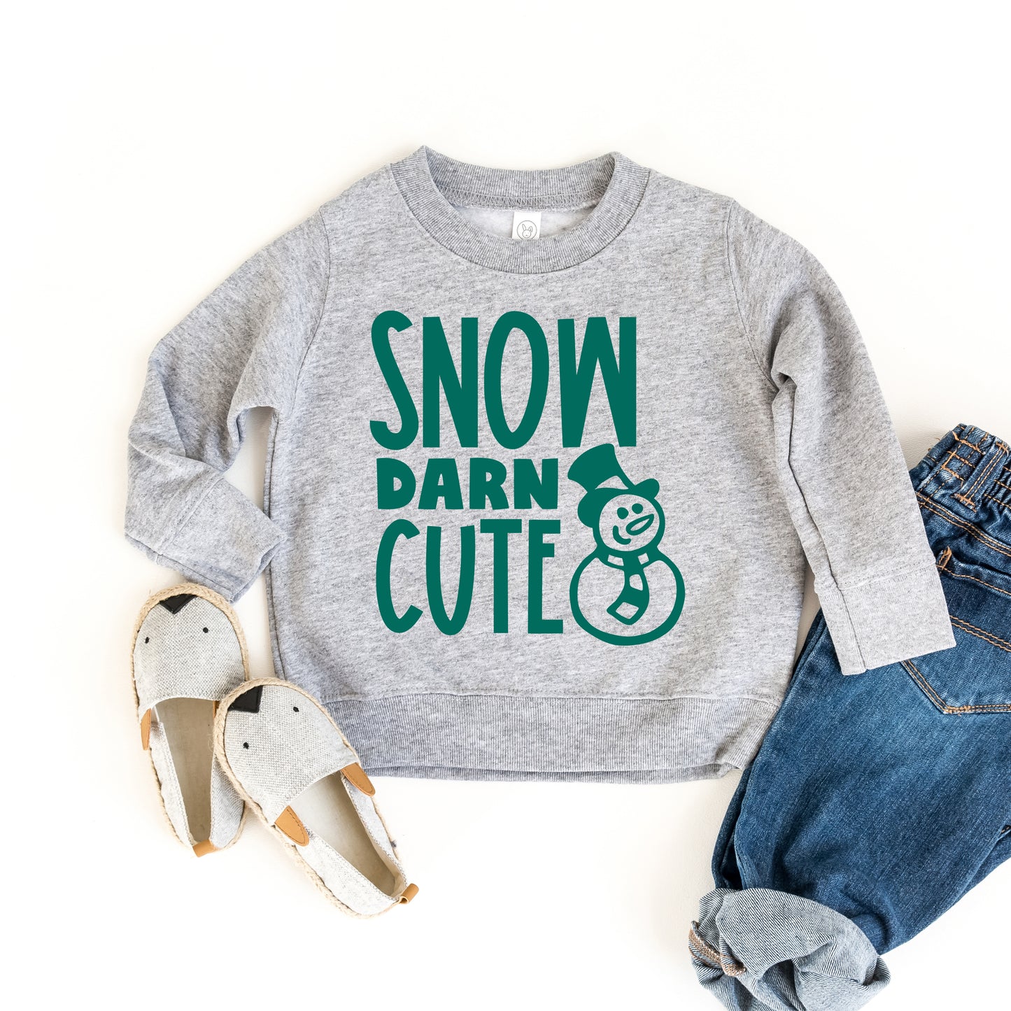 Snow Darn Cute | Toddler Graphic Sweatshirt