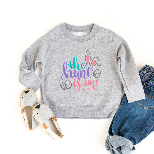 The Hunt Is On Easter | Toddler Graphic Sweatshirt