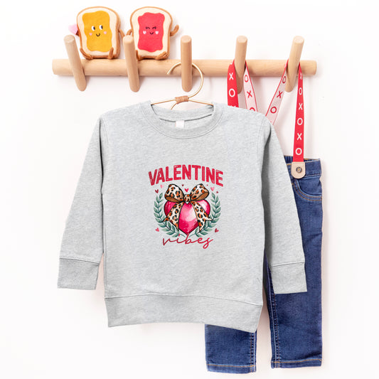 Coquette Valentine Vibes | Toddler Graphic Sweatshirt