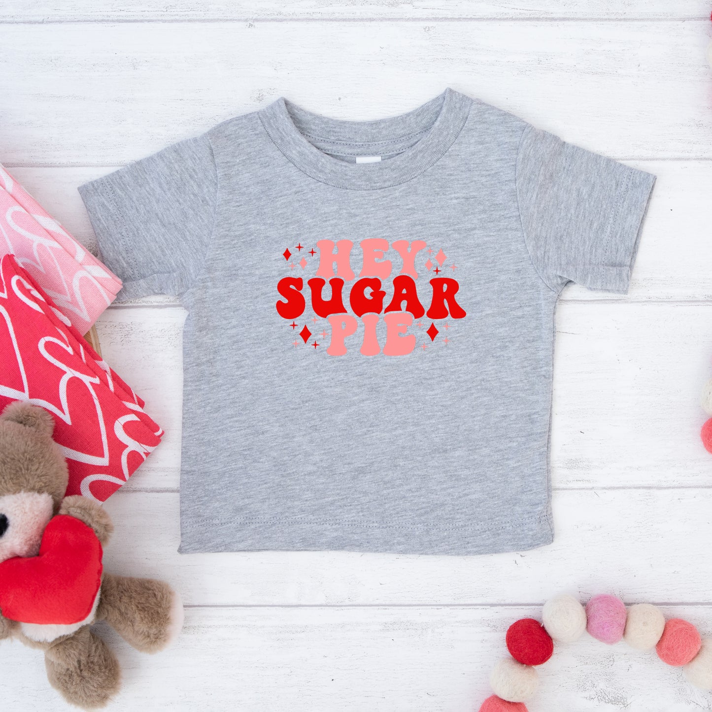 Hey Sugar Pie Stars | Youth Graphic Short Sleeve Tee