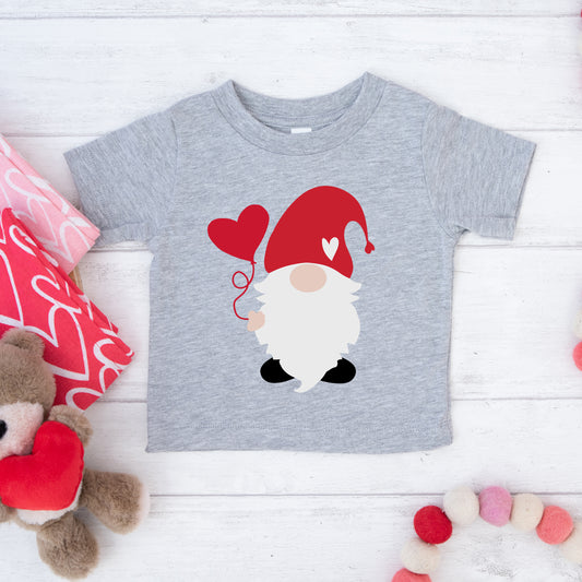 Balloon Heart Gnome | Youth Short Sleeve Crew Neck