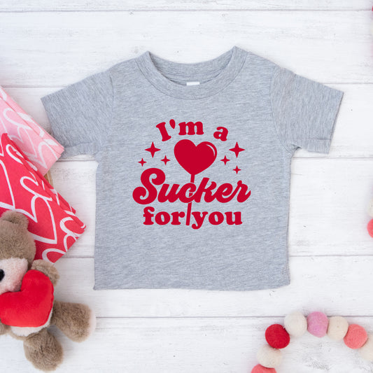 Sucker For You | Toddler Graphic Short Sleeve Tee