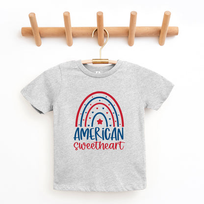 American Sweetheart Rainbow | Toddler Graphic Short Sleeve Tee