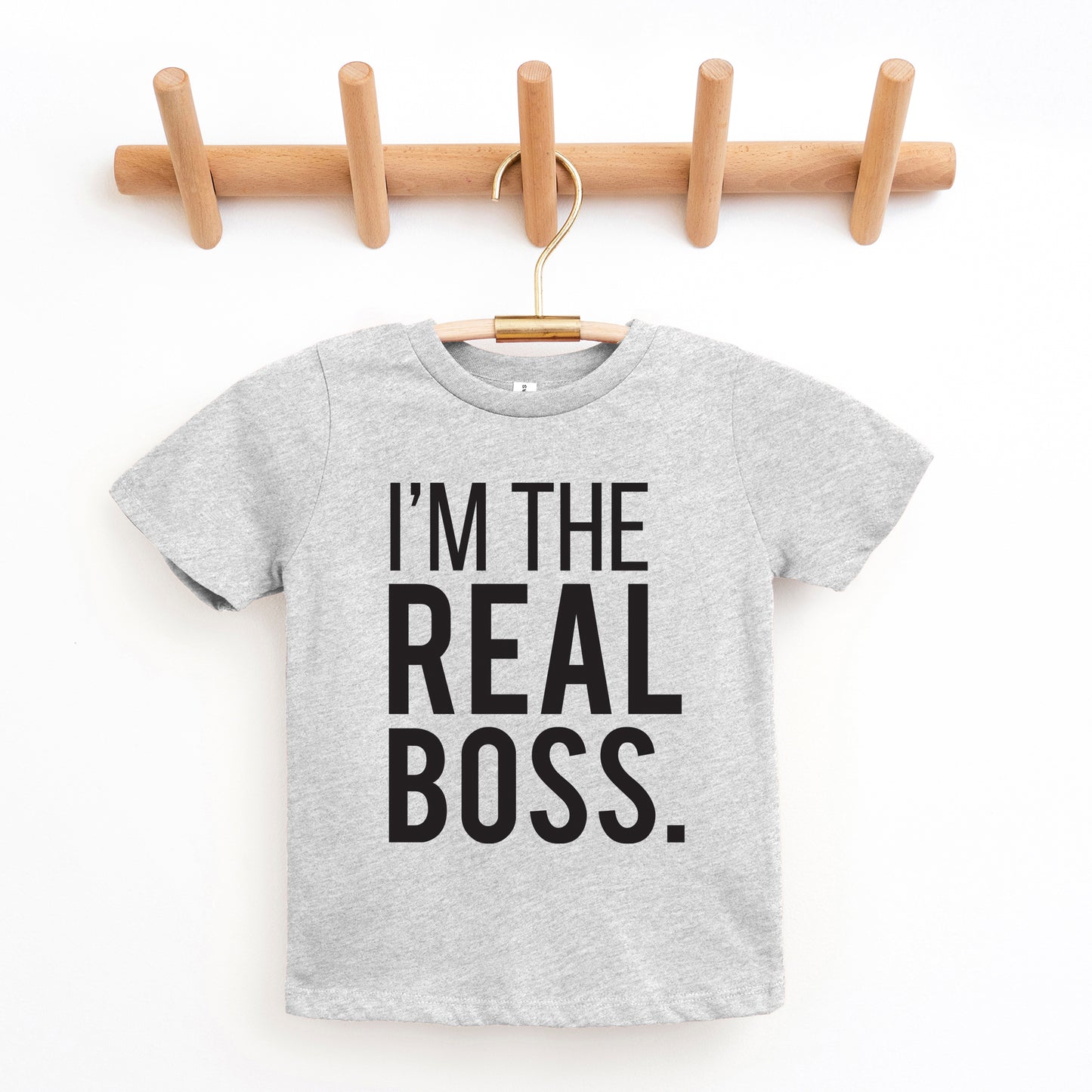 I'm The Real Boss | Youth Graphic Short Sleeve Tee