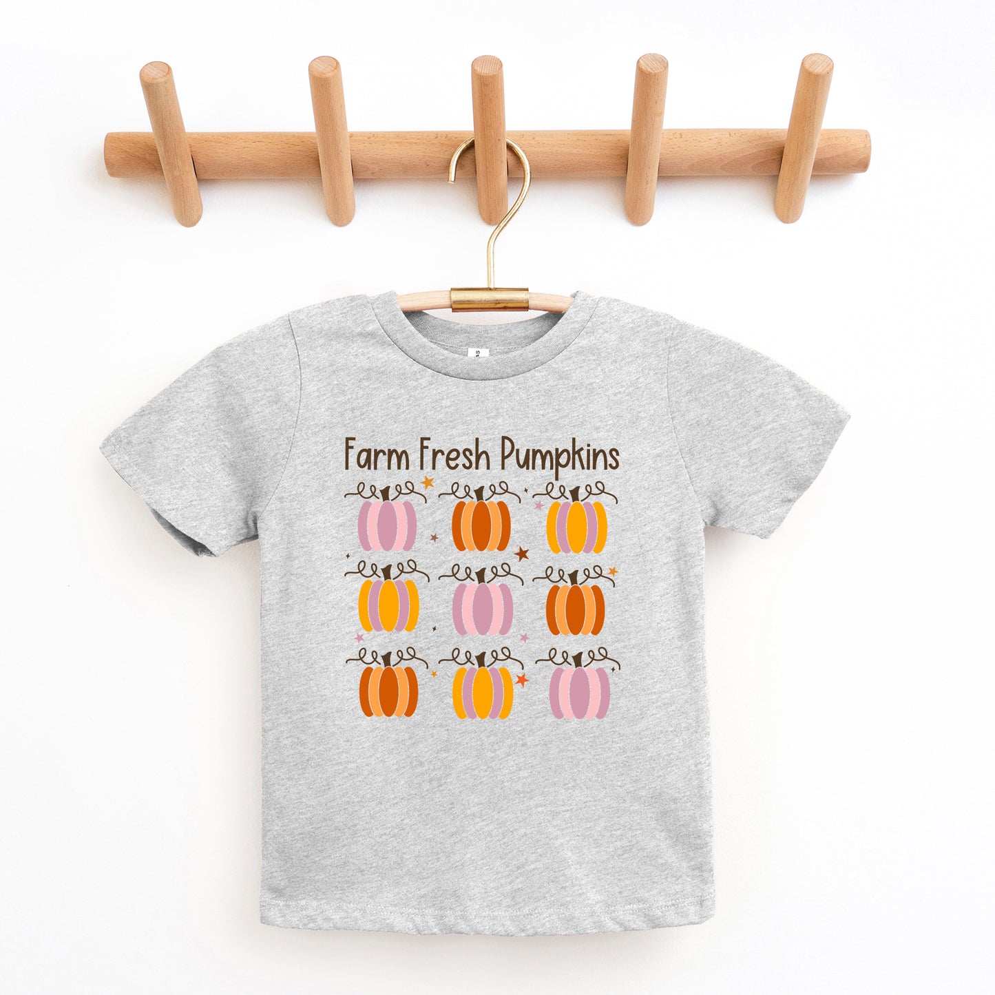 Farm Fresh Pumpkins Chart | Toddler Graphic Short Sleeve Tee