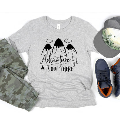 Adventure Is Out There Mountain Trail | Toddler Graphic Short Sleeve Tee