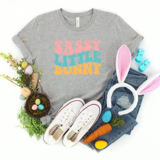 Sassy Little Bunny | Youth Graphic Short Sleeve Tee