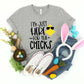 I'm Just Here For The Chicks | Youth Graphic Short Sleeve Tee