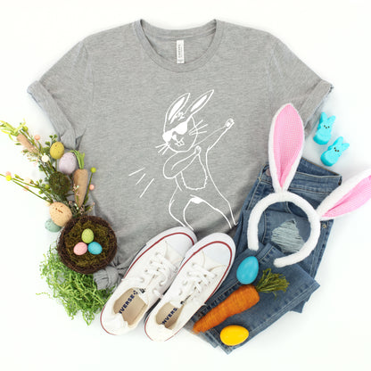 Dabbing Bunny | Youth Graphic Short Sleeve Tee