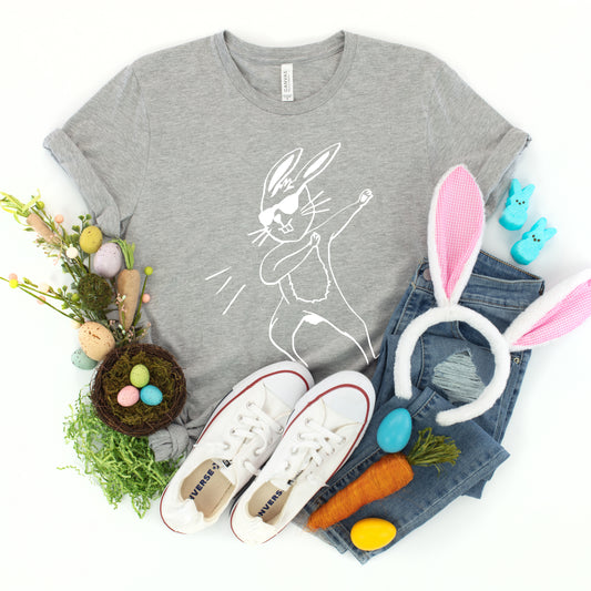 Dabbing Bunny | Youth Graphic Short Sleeve Tee