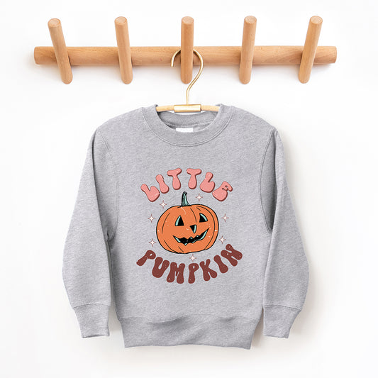 Little Pumpkin Retro | Youth Graphic Sweatshirt