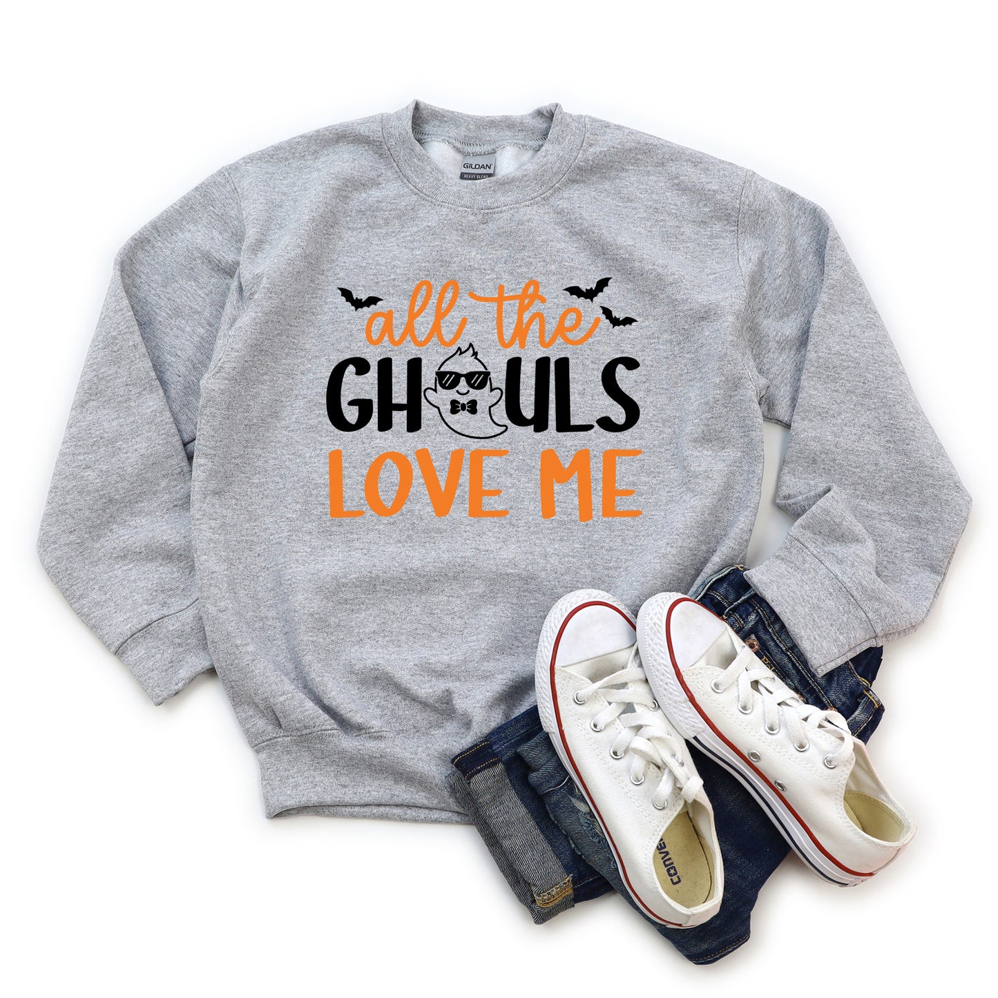 All The Ghouls Love Me Bats | Youth Graphic Sweatshirt