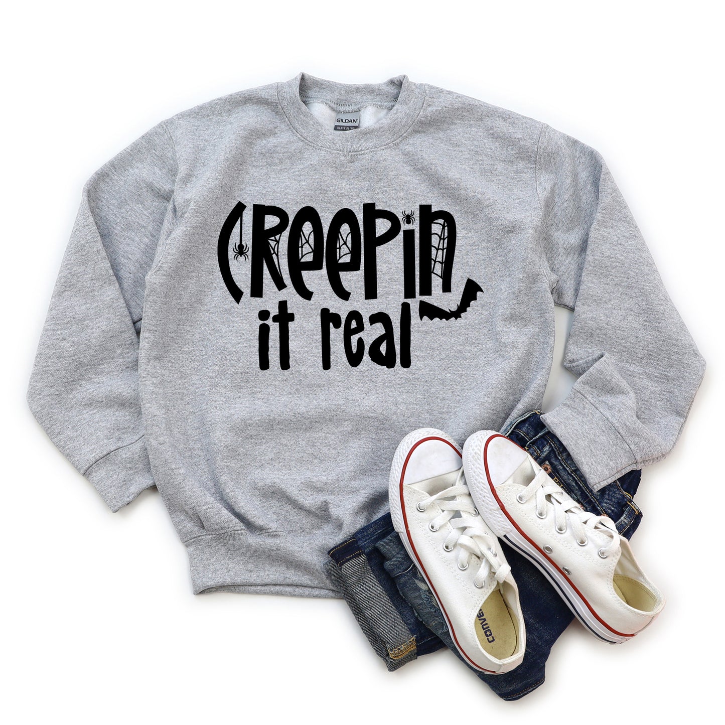 Creepin It Real | Youth Graphic Sweatshirt