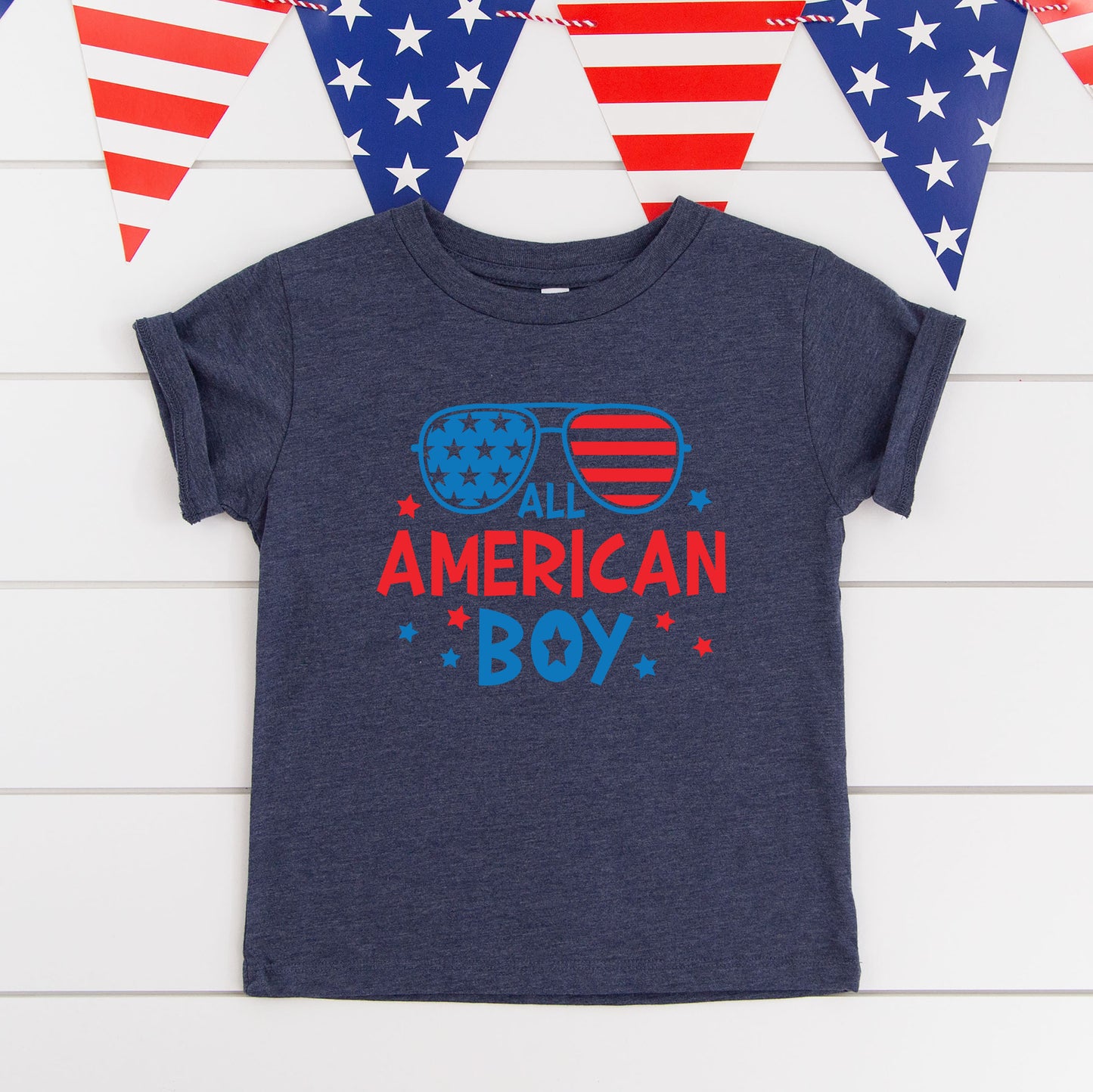 All American Boy Sunglasses | Youth Graphic Short Sleeve Tee