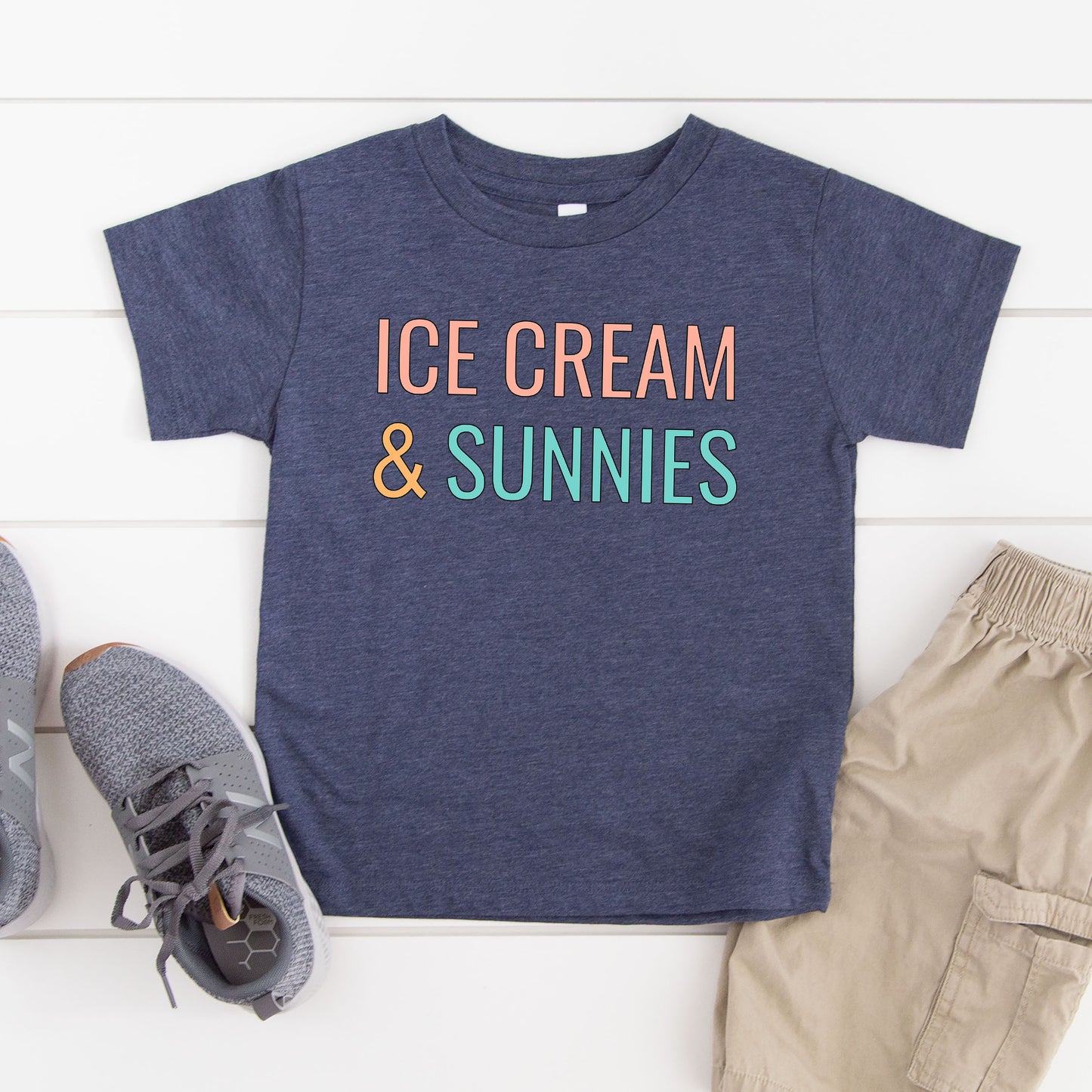 Ice Cream And Sunnies | Youth Graphic Short Sleeve Tee