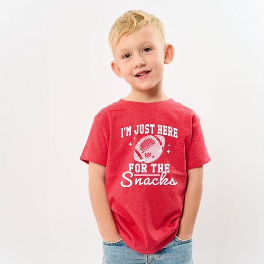 I'm Just Here For The Snacks Disco | Toddler Graphic Short Sleeve Tee