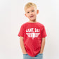 Football Game Day Stripes | Toddler Graphic Short Sleeve Tee