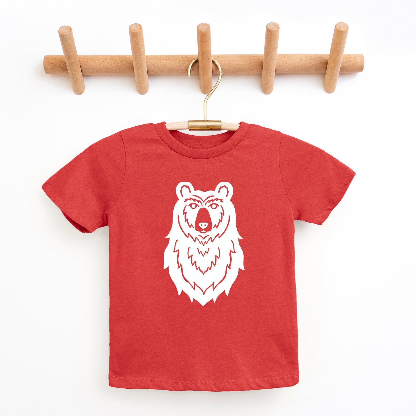 Bear Head | Toddler Graphic Short Sleeve Tee