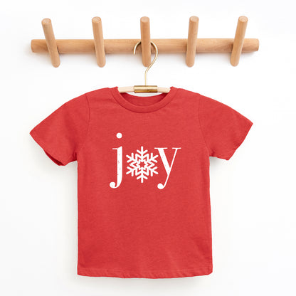 Joy Snowflake | Youth Graphic Short Sleeve Tee