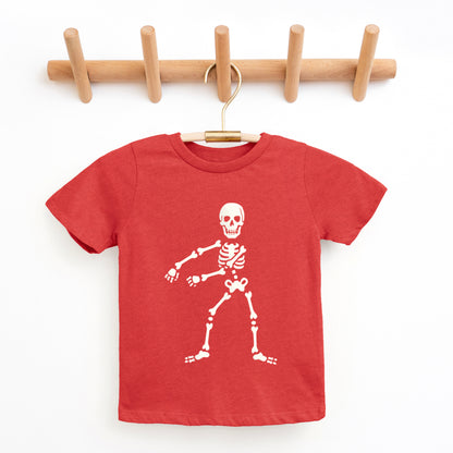 Flossing Skeleton Puff Print | Youth Graphic Short Sleeve Tee