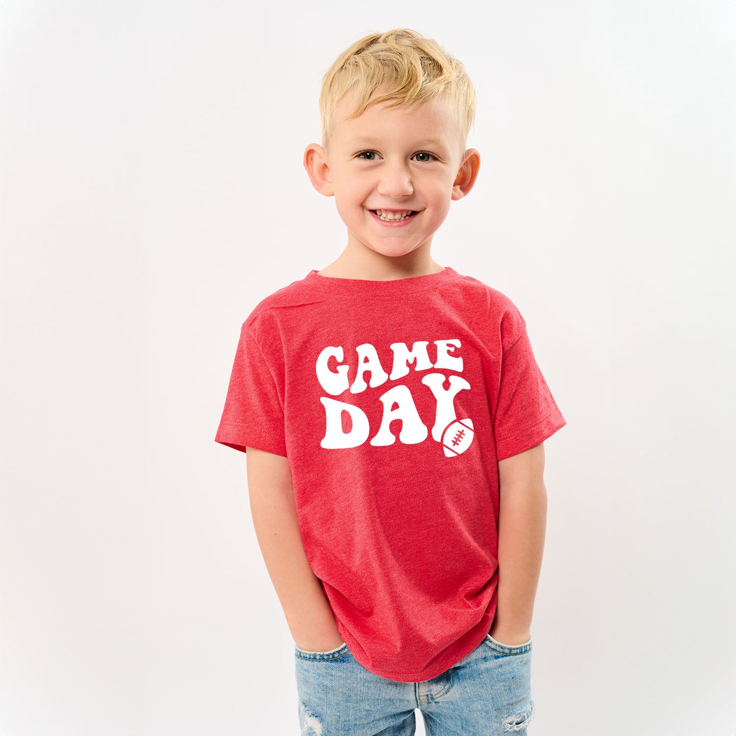 Game Day Football | Toddler Graphic Short Sleeve Tee