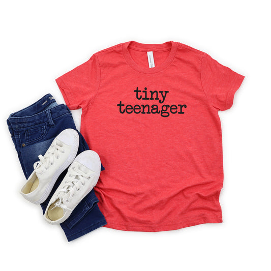 Tiny Teenager Typewriter | Toddler Graphic Short Sleeve Tee