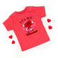 Little Miss Valentine Skateboard | Toddler Graphic Short Sleeve Tee