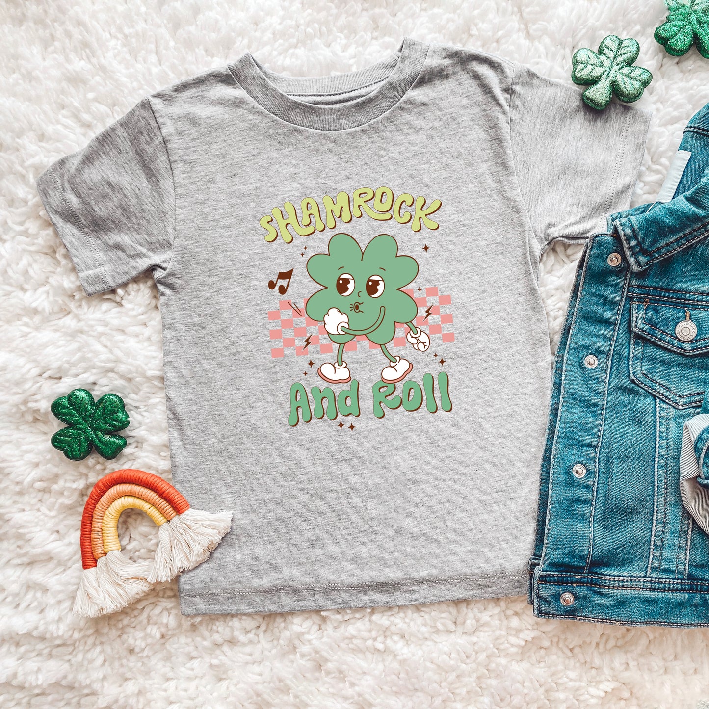 Shamrock and Roll | Toddler Graphic Short Sleeve Tee