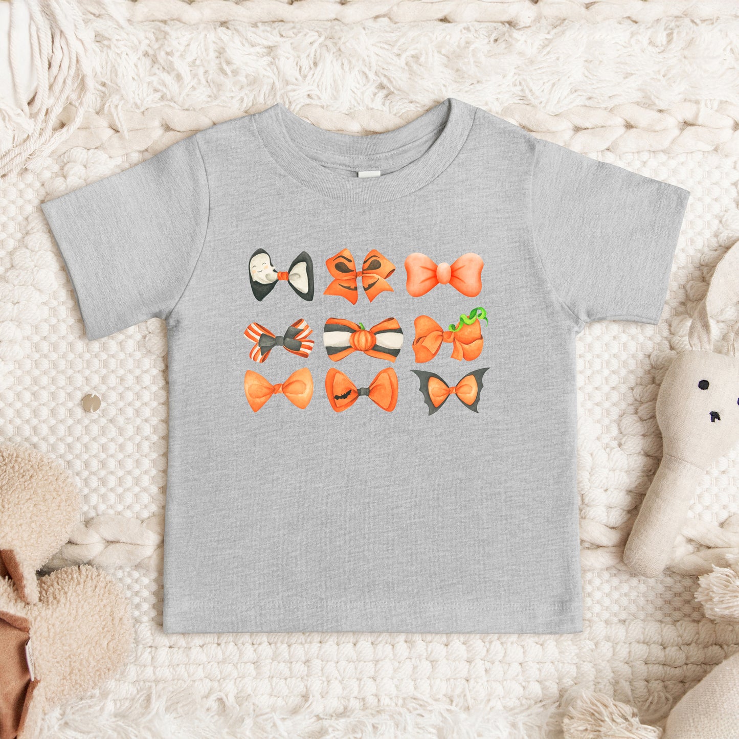 Coquette Girl Halloween Bow Chart | Toddler Graphic Short Sleeve Tee