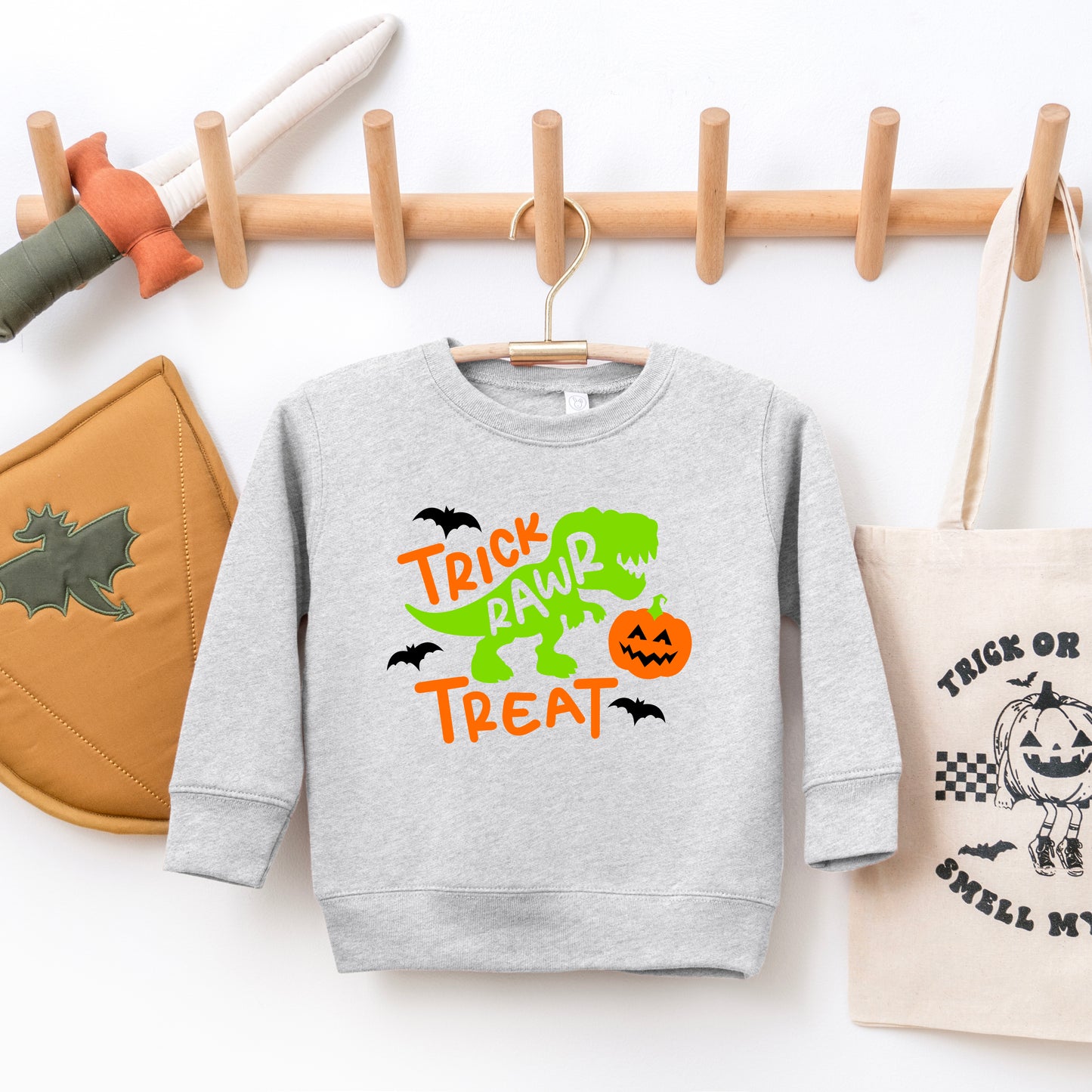 Trick Rawr Treat | Toddler Graphic Sweatshirt