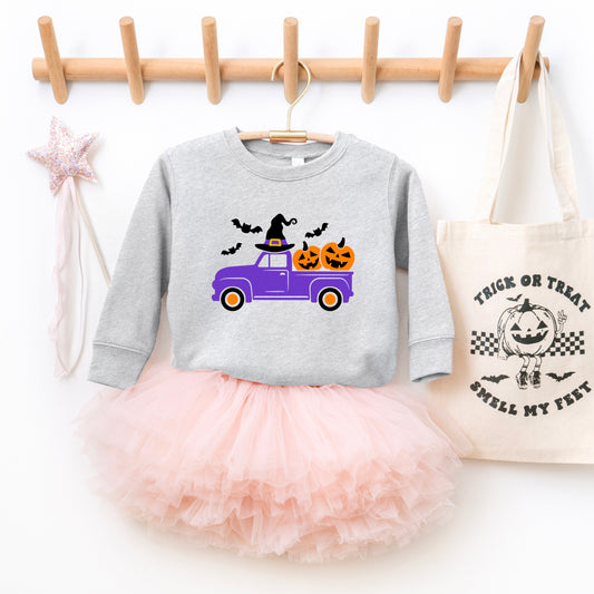 Witch Farm Truck | Toddler Graphic Sweatshirt