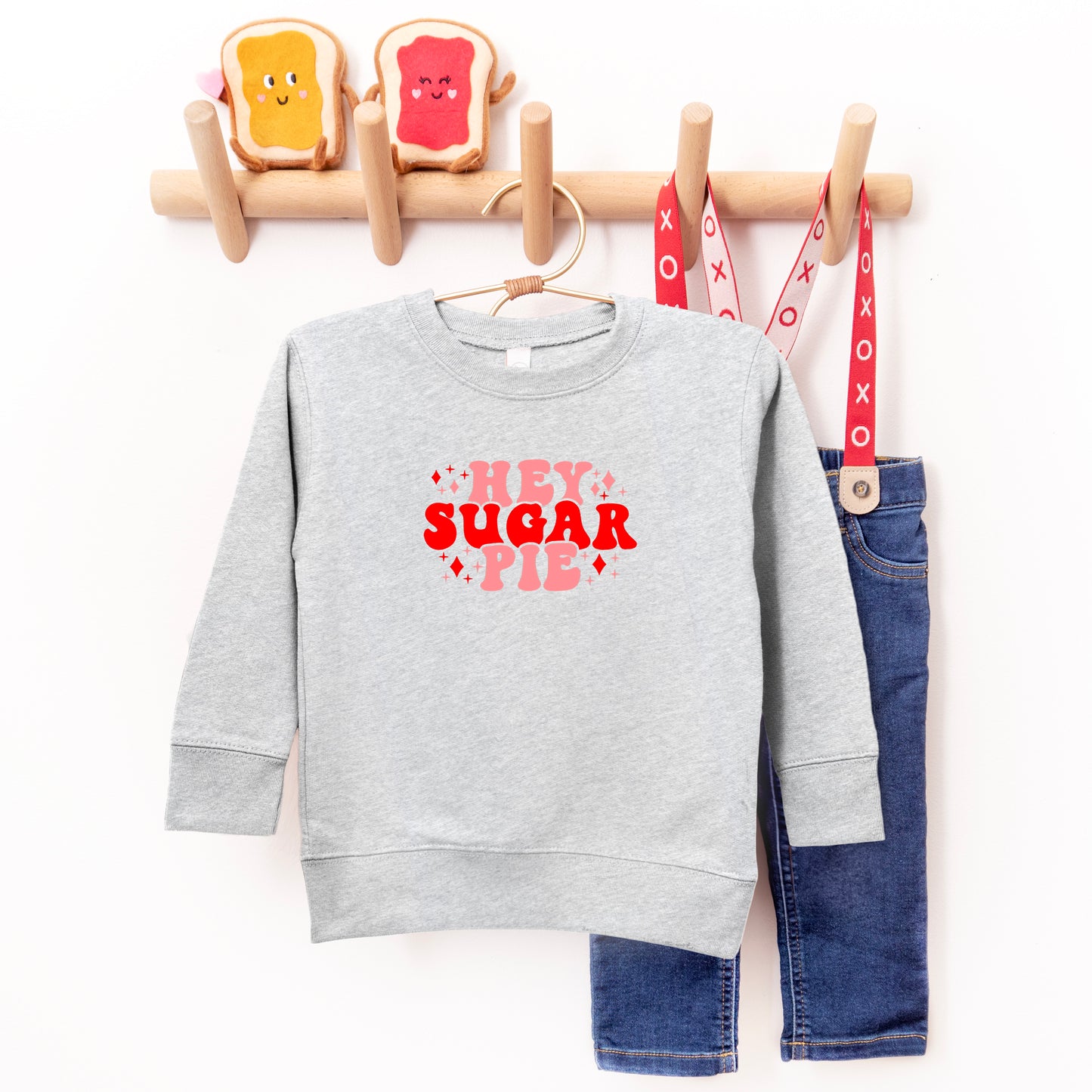 Hey Sugar Pie Stars | Youth Ultra-Soft Graphic Sweatshirt