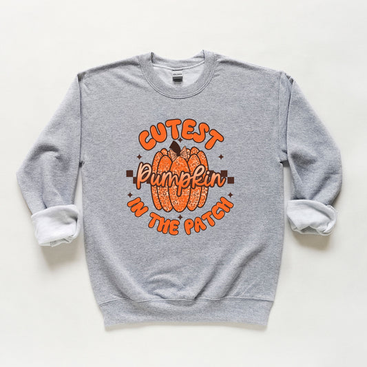 Cutest Pumpkin Leopard Print | Youth Graphic Sweatshirt