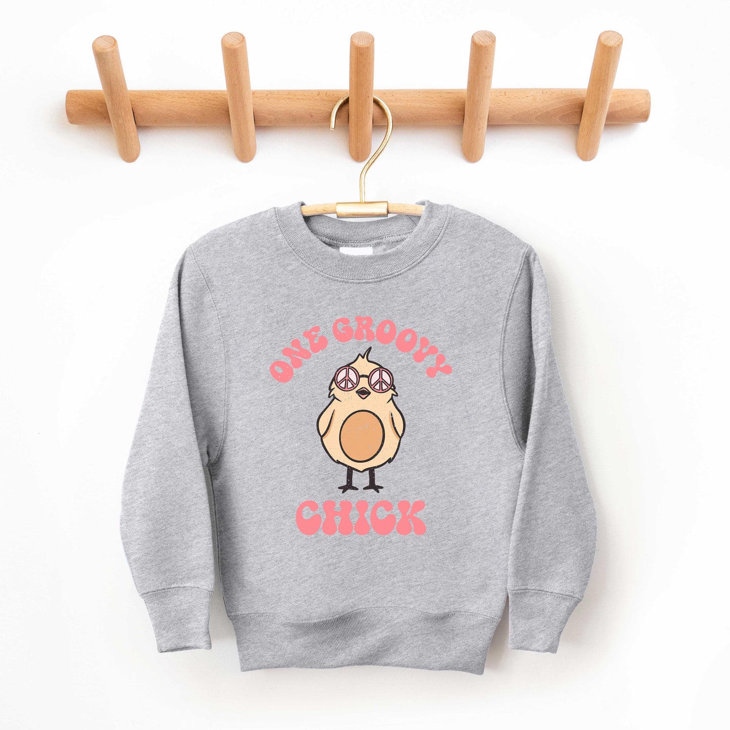 One Groovy Chick | Youth Graphic Sweatshirt