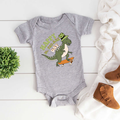 Happy St. Pat-Rex Day | Baby Graphic Short Sleeve Onesie