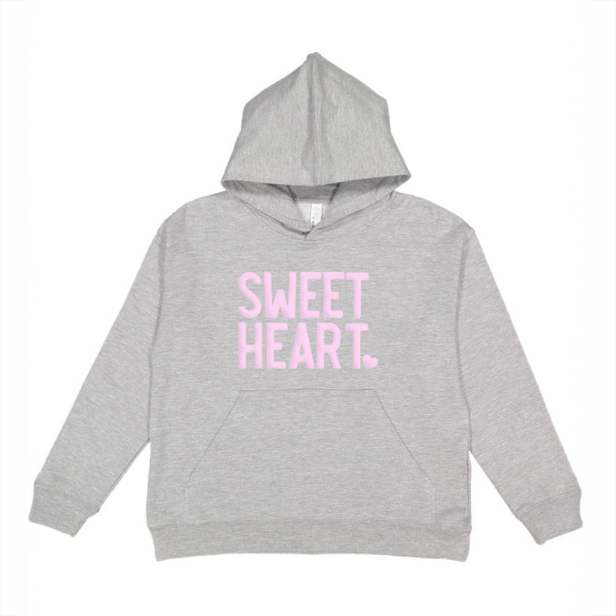 Sweetheart Puff Print | Youth Graphic Hoodie