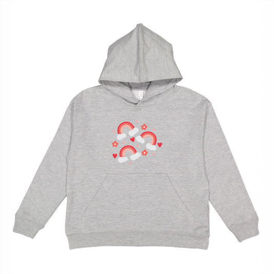 Valentine Rainbow | Youth Graphic Hoodie