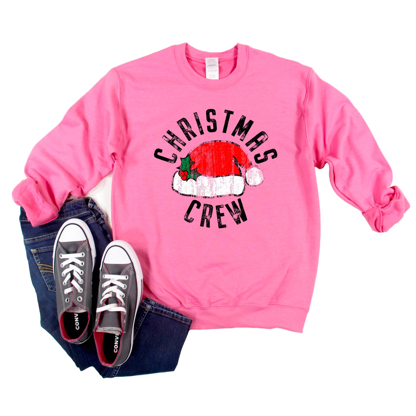 Christmas Crew Hat | Youth Graphic Sweatshirt