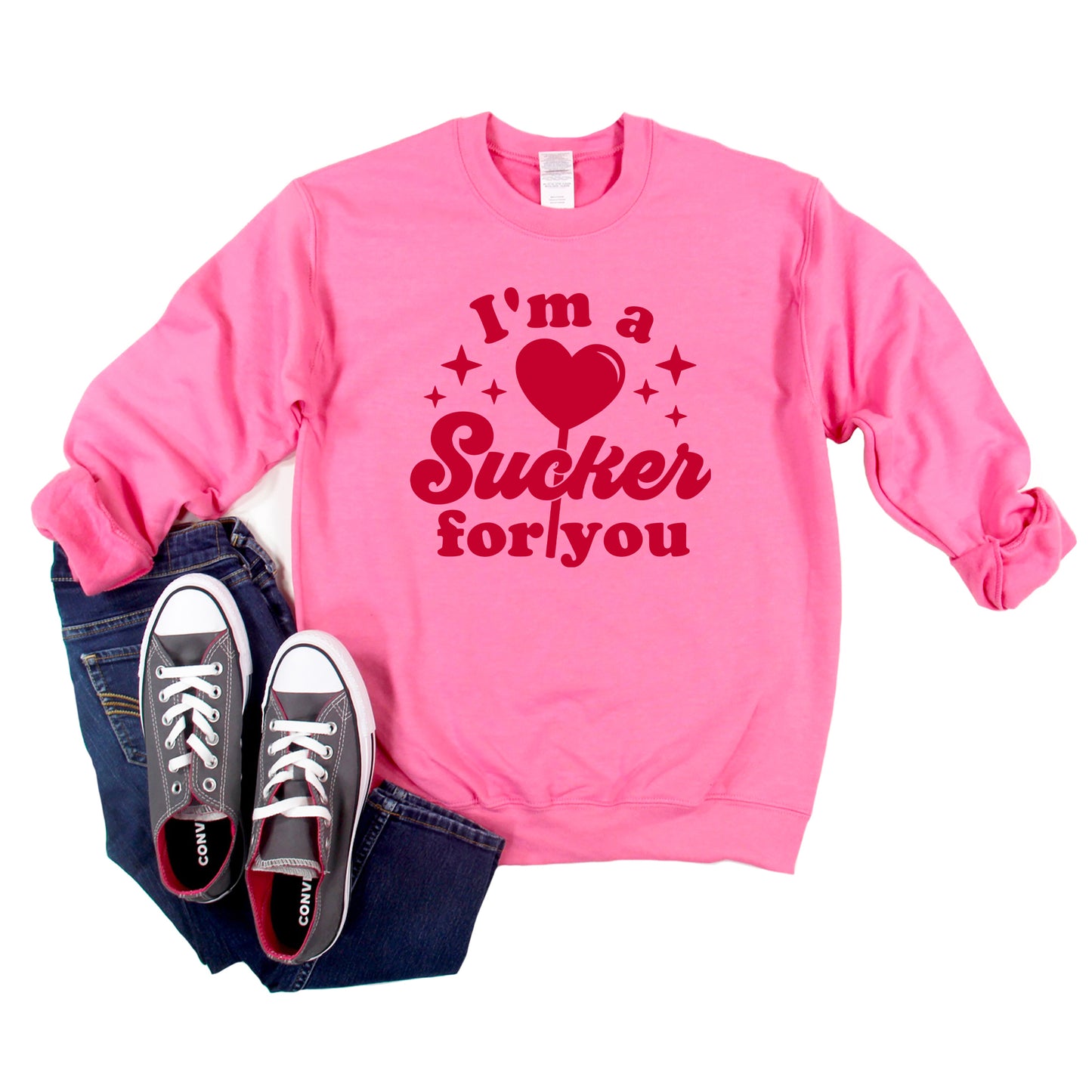 Sucker For You | Youth Graphic Sweatshirt