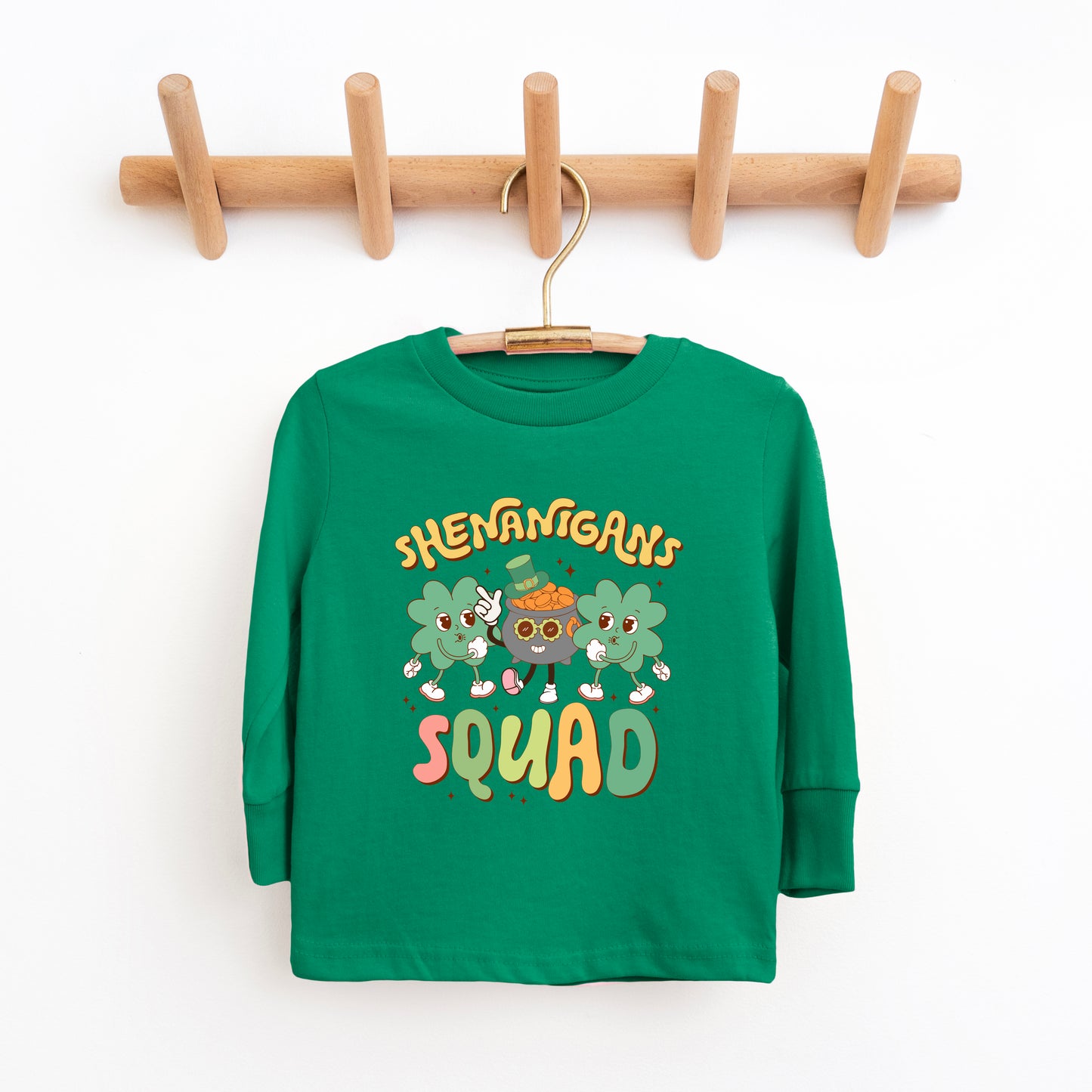 Shenanigans Squad | Toddler Graphic Long Sleeve Tee